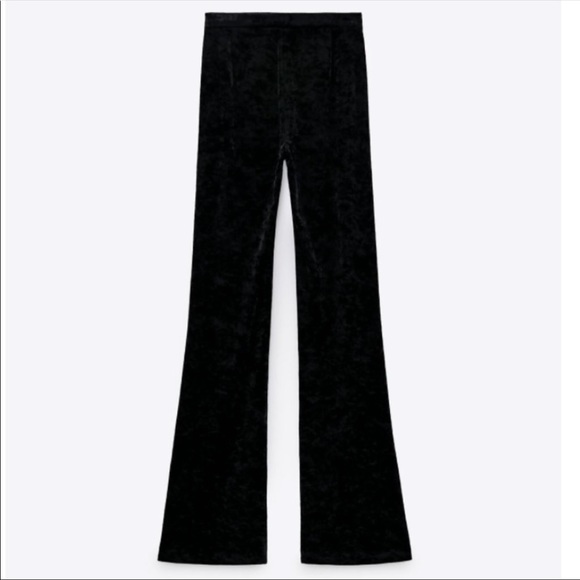 ♥️🇺🇸HP🇺🇸♥️ 𝗡𝗪𝗧 𝗭𝗮𝗿𝗮 •  Wide Leg Velvet Trousers - Picture 6 of 12